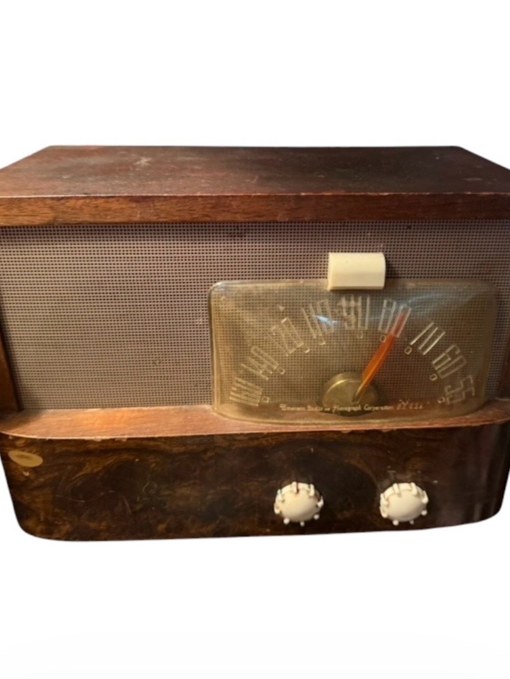 Vintage ~ 1947 ~Emerson Model 541 ~  Wooden Tube Radio ~ by Raymond Loewy~ Rare